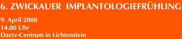 Zwickauer Implantologiefrühling